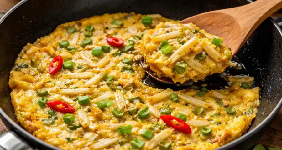 Method 1: Quick-Stir Rebung Omelette