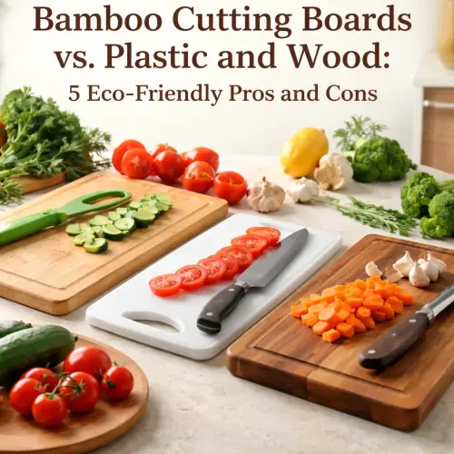 bamboo cutting boards vs plastic and wood
