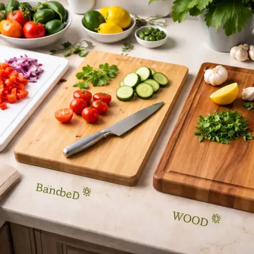 bamboo cutting boards vs plastic wood