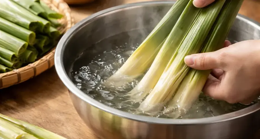 How to Prepare Bamboo Shoot Leaf Wrappers for Cooking