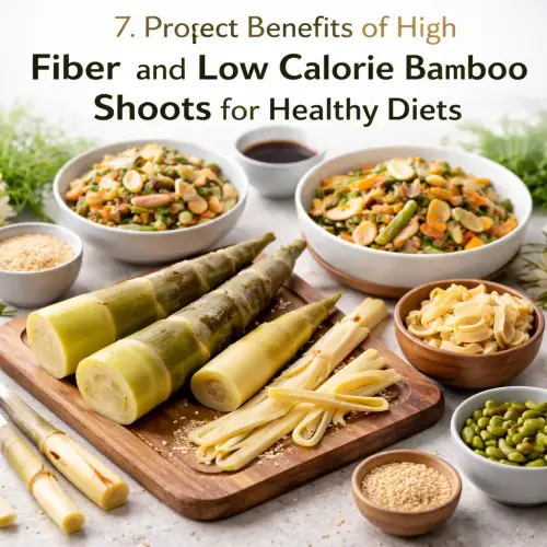 bamboo shoots high fiber low calorie