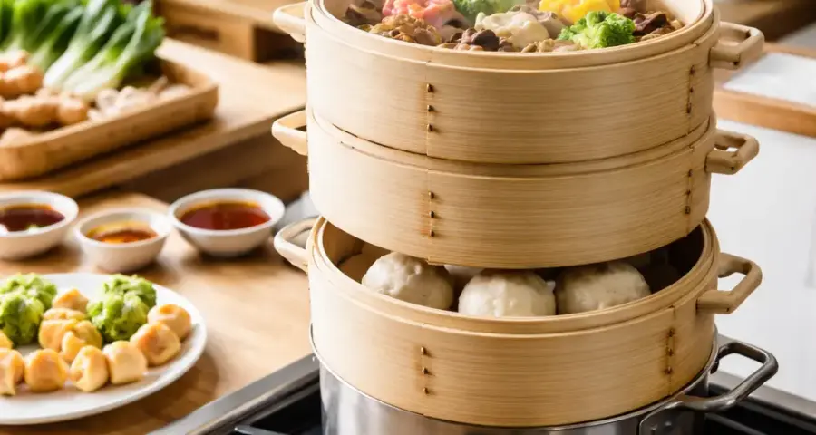 Why a Bamboo Steamer Station Setup Matters for Multiple Dishes