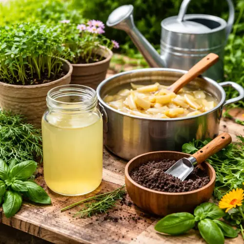 boiled rebung water