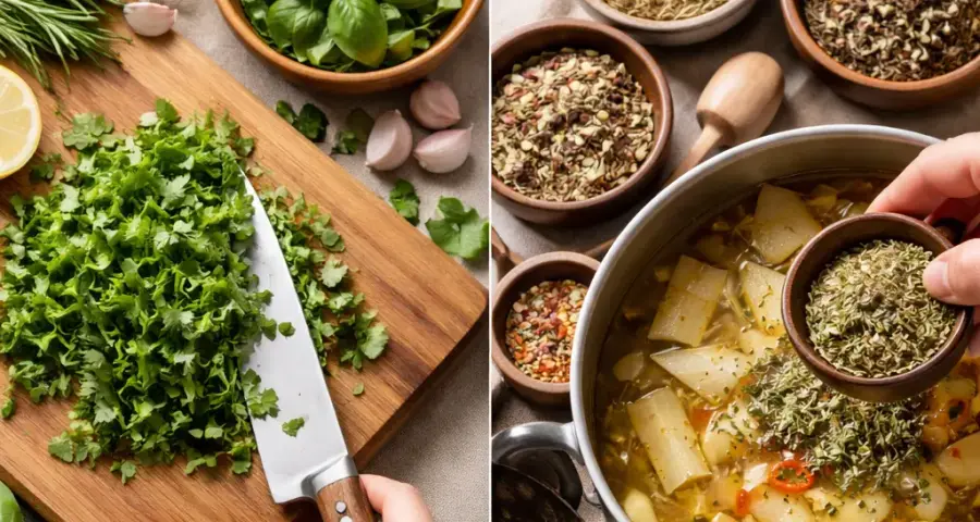 Tip 1: Match the Herb Form to the Cooking Method