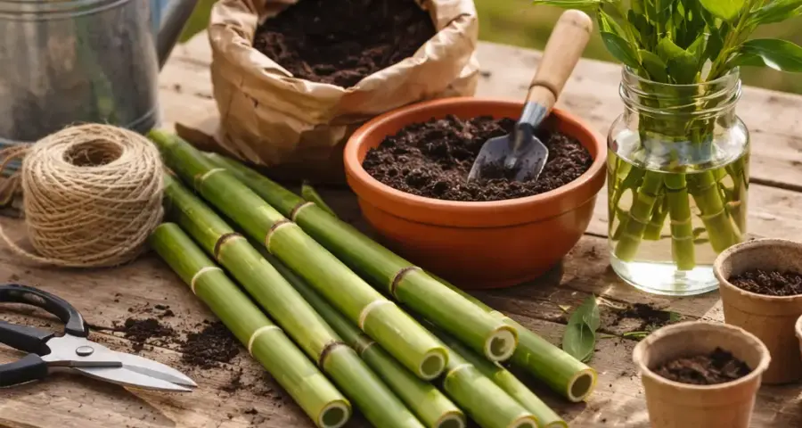 Required Materials for Bamboo Propagation