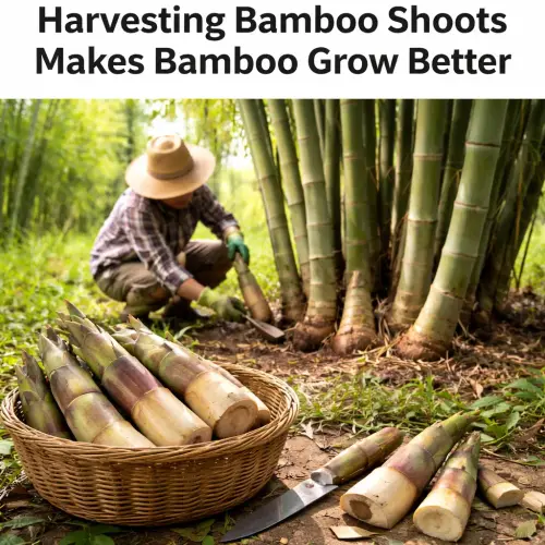 harvesting bamboo shoots benefits