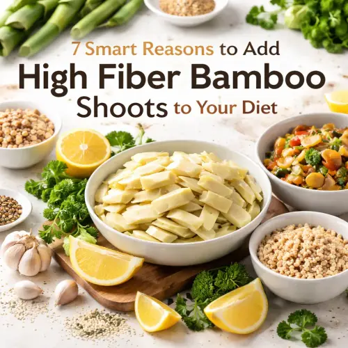 high fiber bamboo shoots