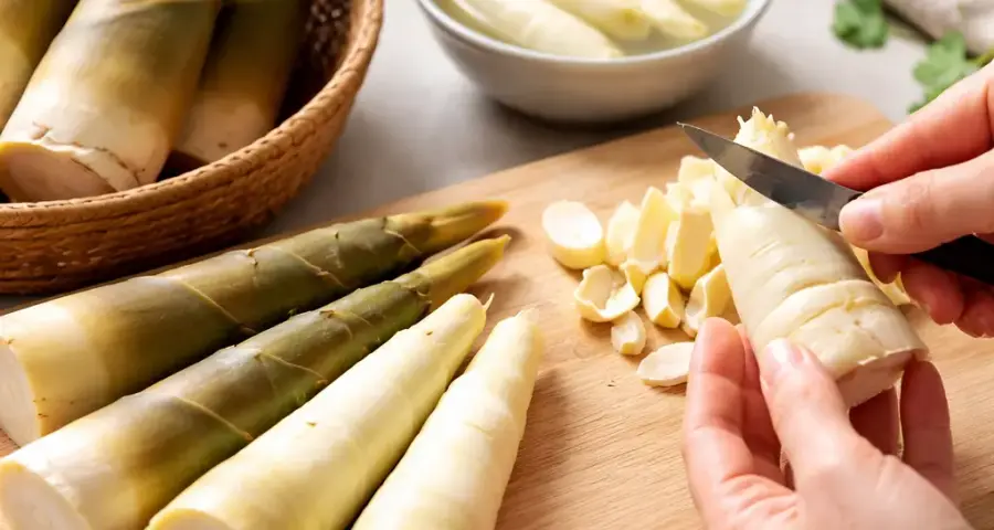 Step 1: Selecting and Prepping Fresh Bamboo Shoots
