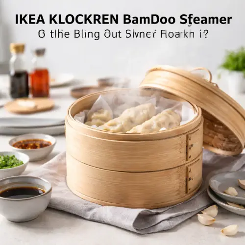 IKEA KLOCKREN bamboo steamer review