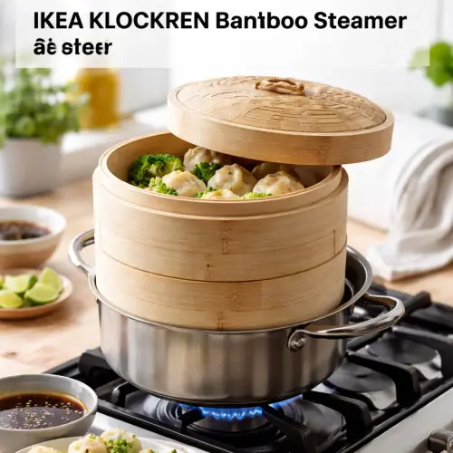 IKEA KLOCKREN bamboo steamer review, IKEA steamer review, IKEA KLOCKREN bamboo steamer, budget bamboo steamer