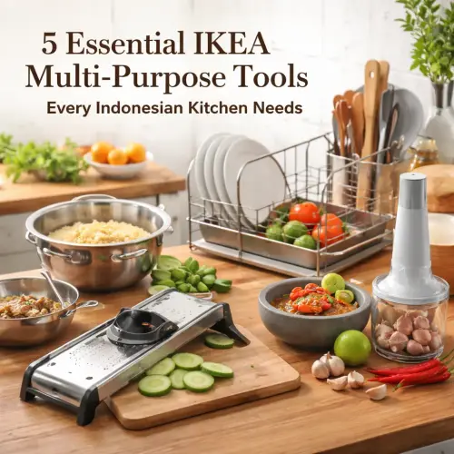 IKEA multi-purpose tools for Indonesian kitchen
