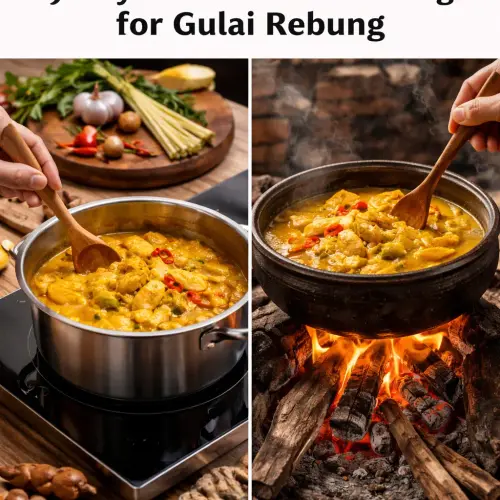 induct method gulai rebung
