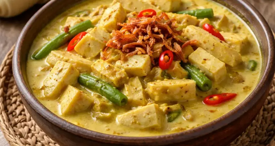 1. Lodeh Rebung — Creamy Bamboo Shoot Stew