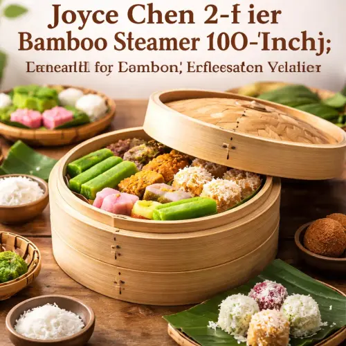 Joyce Chen 2-Tier Bamboo Steamer 10-Inch