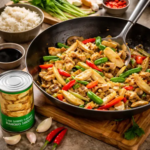 Lam Sheng Kee Saline Bamboo Shoots 400g stir-fry review