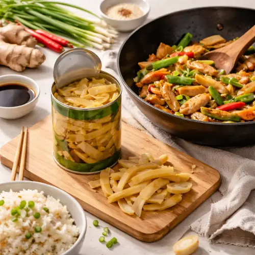 Lam Sheng Kee Saline Bamboo Shoots, Lam Sheng Kee, saline bamboo shoots, stir-fry performance review