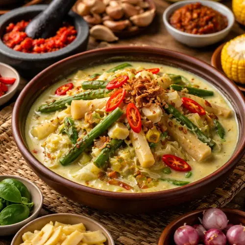 Lumajang-style lodeh rebung