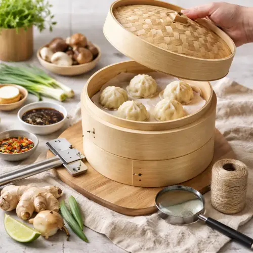 MacaRio Bamboo Steamer Basket Set review, MacaRio bamboo steamer basket, handmade steamer basket review, bamboo steamer set quality