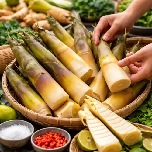 naturally sweet fresh bamboo shoots, natural bamboo shoots, chemical‑free bamboo shoots, fresh bamboo shoots market