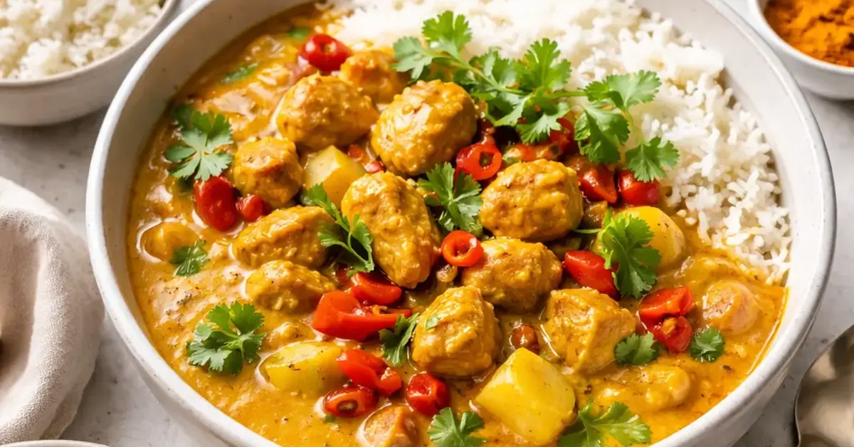 Padmanadi’s Vegan Chicken Curry review, Padmanadi's vegan curry, vegan chicken curry copycat recipe, Padmanadi's curry review