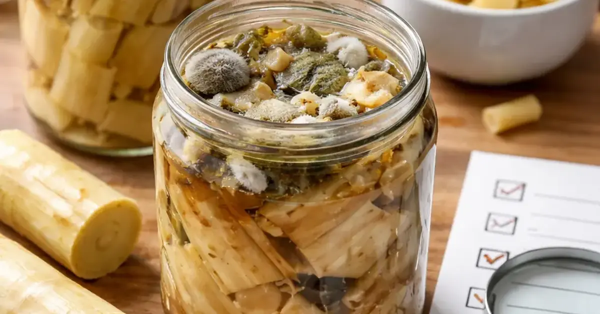 preserved rebung gone bad, preserved rebung signs, how to tell if preserved rebung is bad