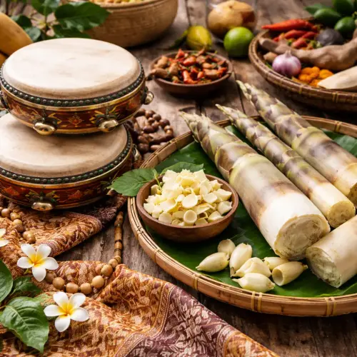 rebana vs rebung, Rebana etymology, Rebung meaning, Indonesian cultural links