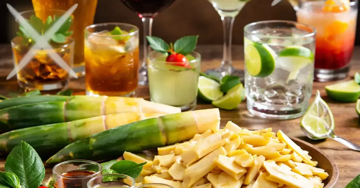 Rebung alcoholic pairings, rebung pairing, bamboo shoot alcoholic drinks, rebung cocktail
