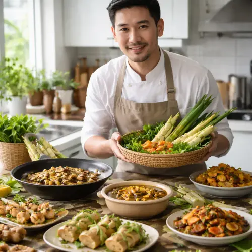 Rebung Chef culinary talent, Rebung Chef, culinary talent redefined, bamboo shoots cooking