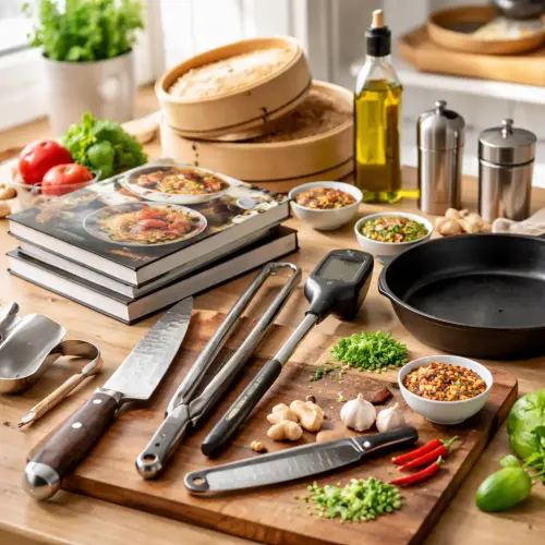 Rebung chef, private chef, cooking tools, recipe books