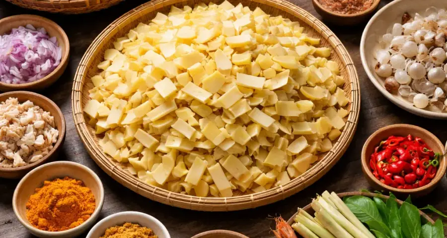 Ingredients Checklist for a Bamboo Shoot Recipe Party