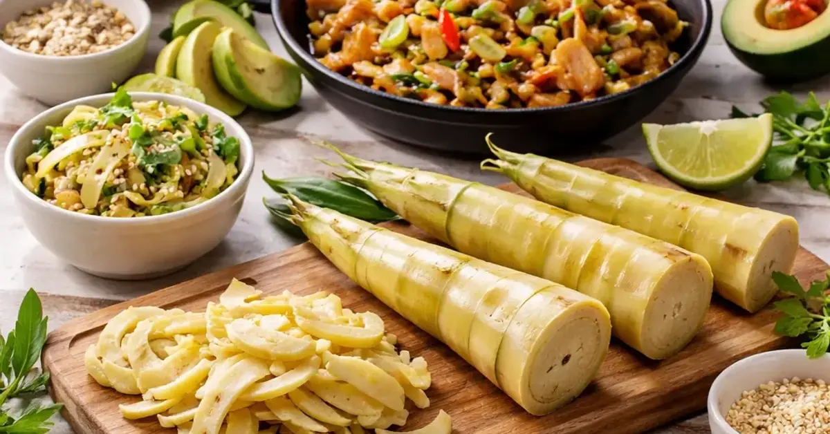 rebung in keto diet, rebung bamboo shoots keto, low carb rehung recipes, keto friendly bamboo shoots