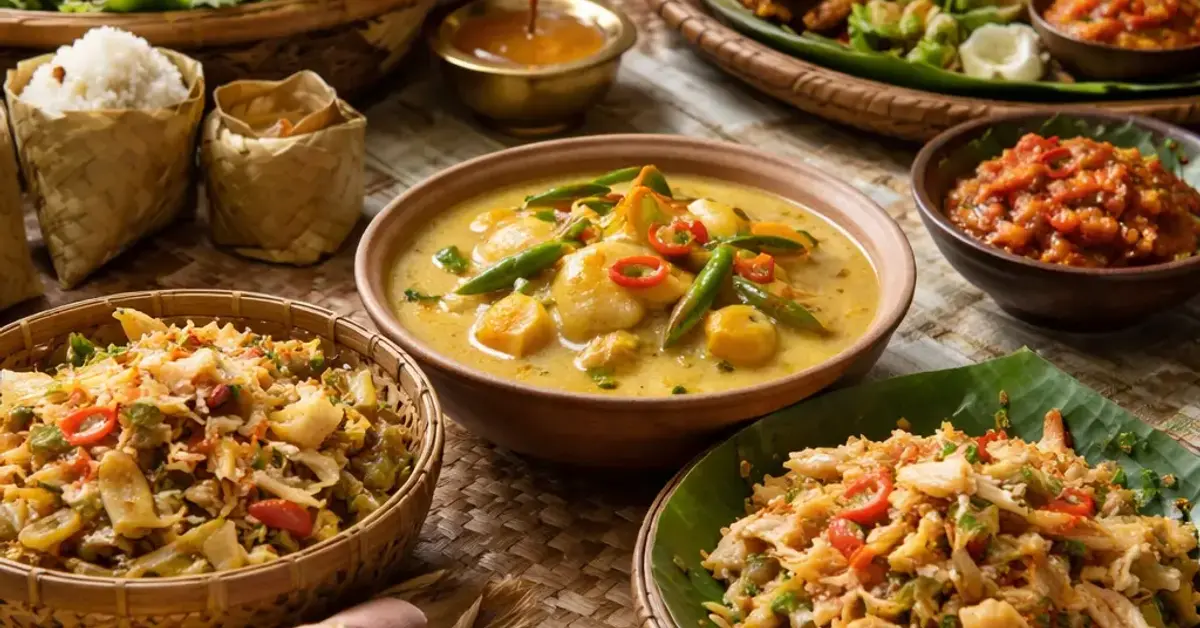 Rebung in ritual feasts, rebung ritual feast, Indonesian selamatan rebung, kenduri bamboo shoots