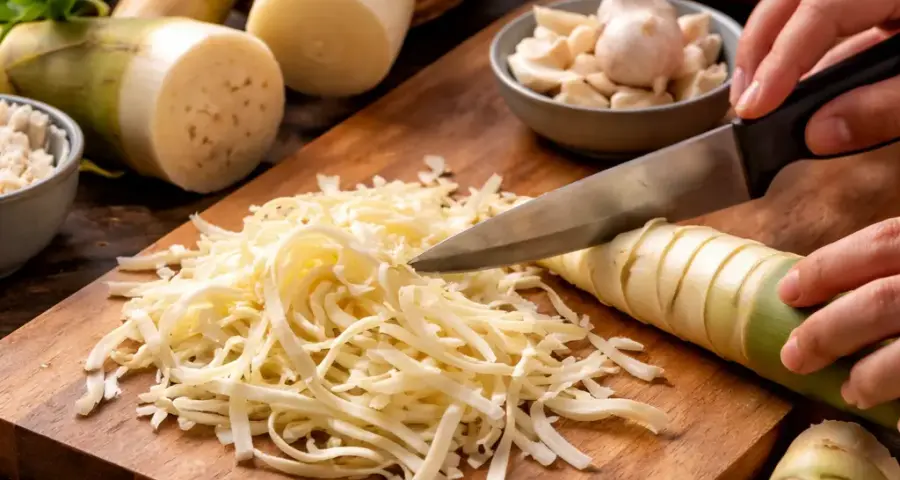 How to Prepare Rebung Bamboo Shoots for Cooking