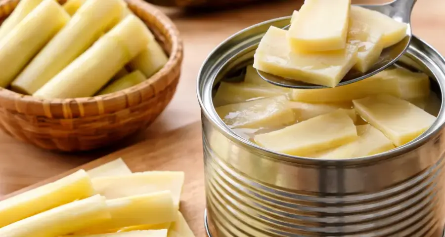 Is canned bamboo shoot safer than fresh for kidney stones?