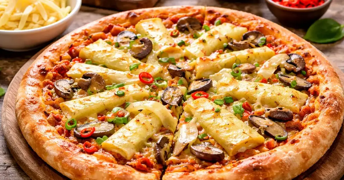 Rebung Pizza Topping, rebung pizza topping, how to make bamboo shoot pizza topping, rebung recipe for pizza