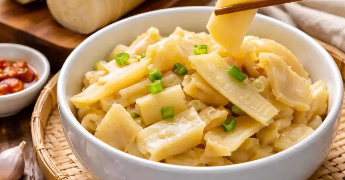 Rebung soft and easy to chew, rebung cooking, soft easy-chew rebung, senior friendly rebung recipe