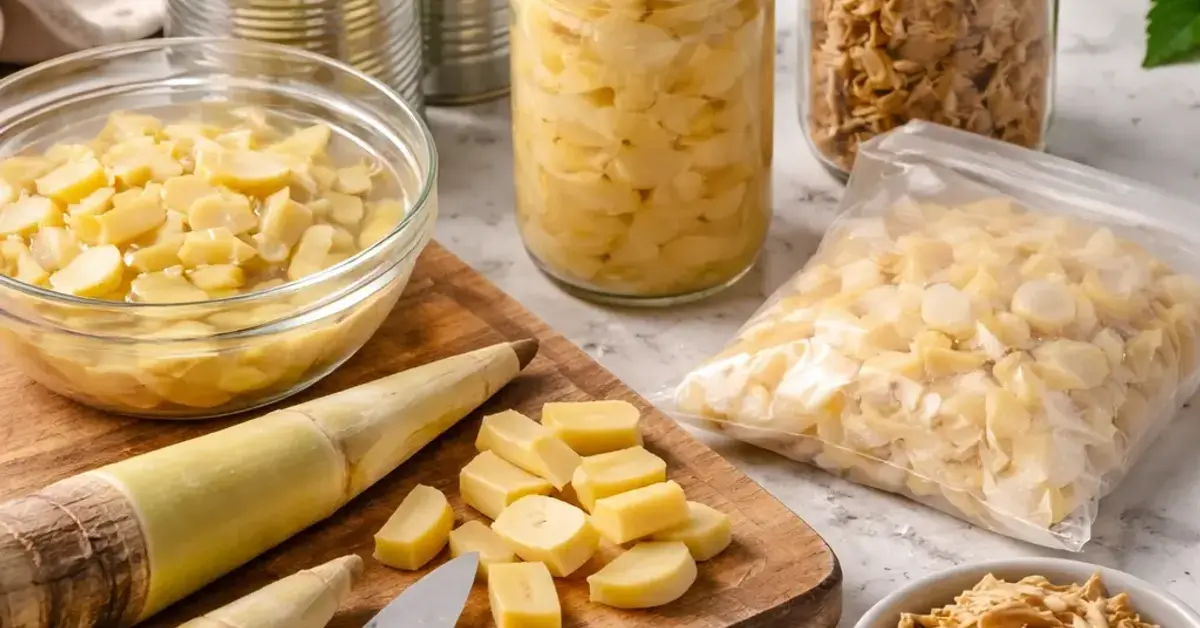 rebung storage guide, bamboo shoots preservation methods