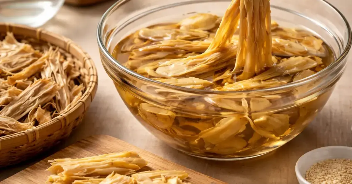rehydrating dried bamboo shoots, how to rehydrate dried bamboo shoots, dried bamboo shoots guide