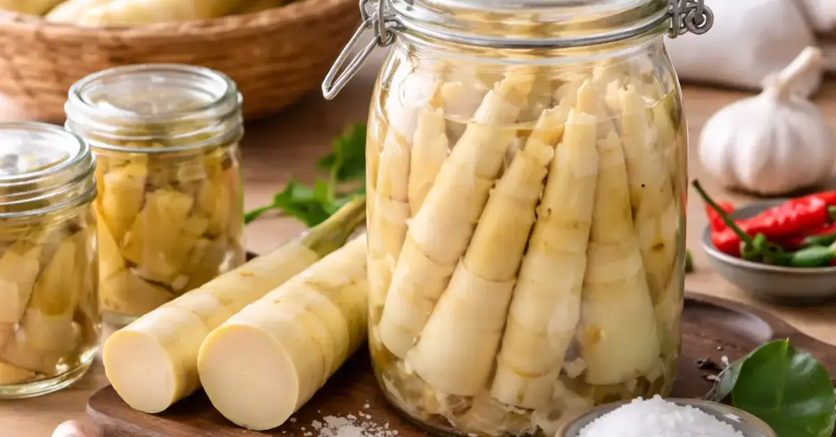 salted bamboo shoots, how to preserve bamboo shoots, long-term storage bamboo shoots