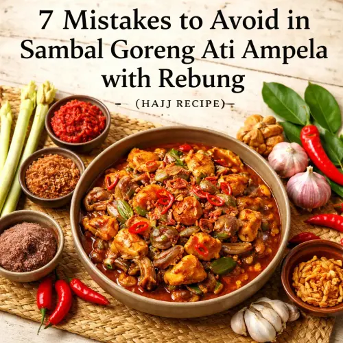 Sambal Goreng Ati Ampela with Rebung