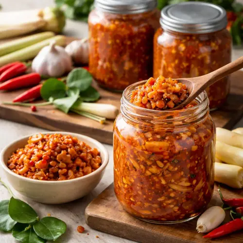sambal rebung, how to make sambal rebung, long-lasting sambal rebung recipe