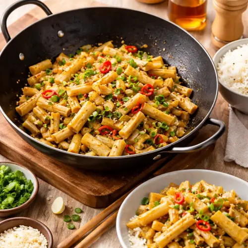 simple stir-fried rebung for college students
