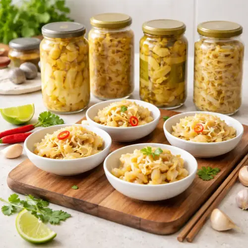 Sour Bamboo Shoots (Rebung Asam), sour bamboo shoots, rebung asam taste test, fermented bamboo shoot brands