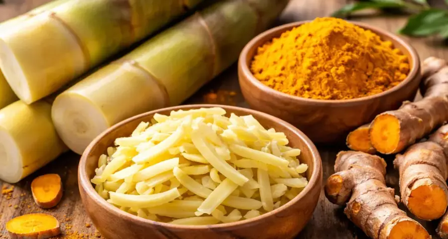 1. Turmeric and Rebung