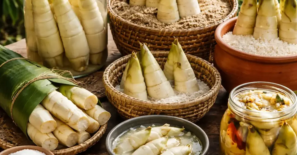 store fresh rebung without a fridge, storing fresh rebung, how to store rebung without a fridge, fresh bamboo shoots storage