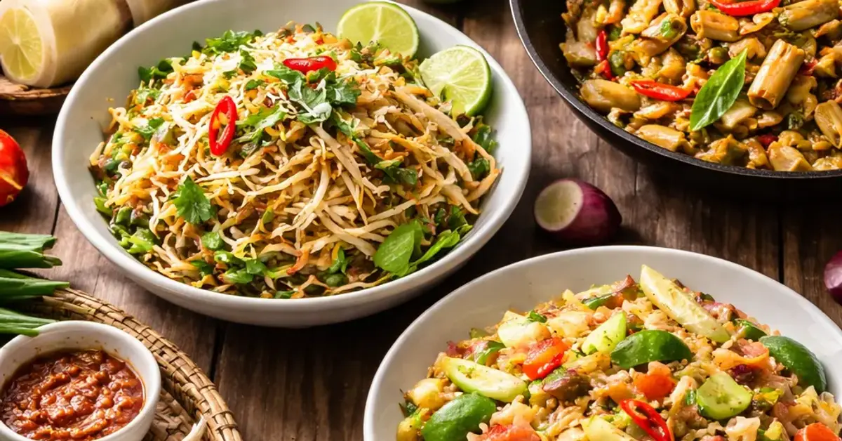 Sundanese Rebung Guide, Sundanese rebung guide, Sundanese bamboo shoot recipes, fresh bamboo shoot salad