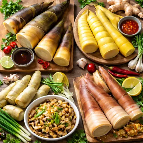 types of bamboo shoots