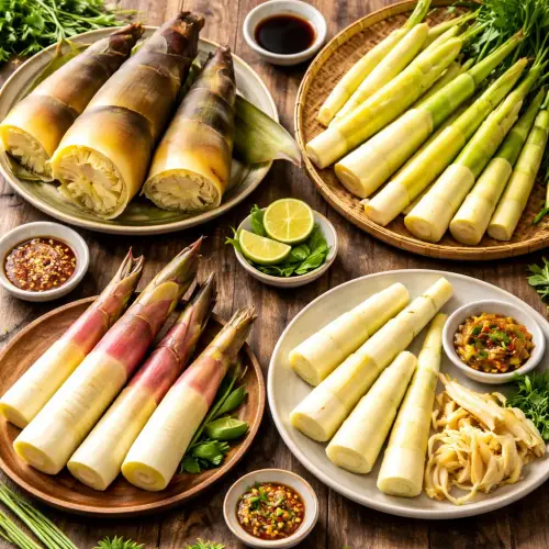 types of bamboo shoots, bamboo shoots types, delicious bamboo shoots to eat