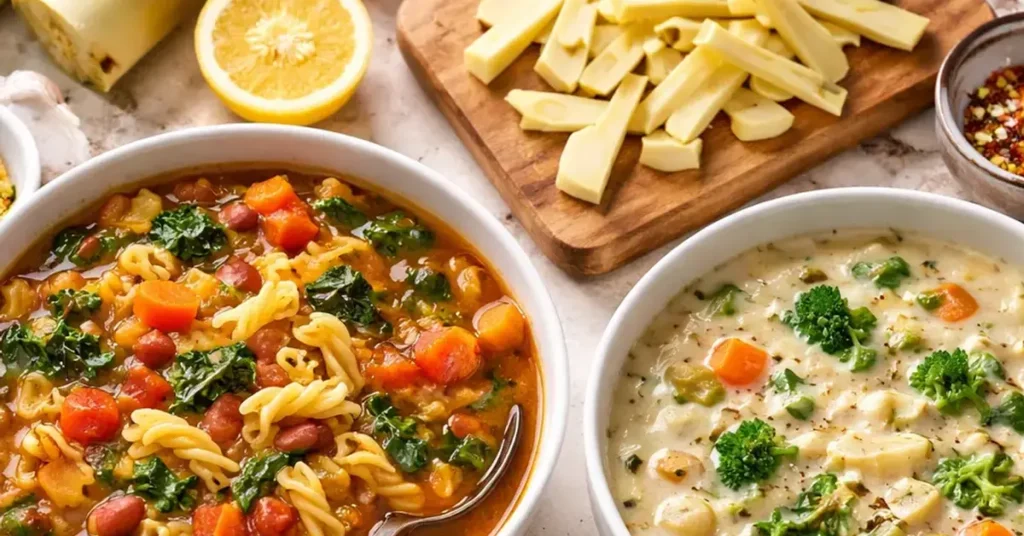 using rebung in Western soups, rebung, bamboo shoots in western soup, rebung minestrone recipe