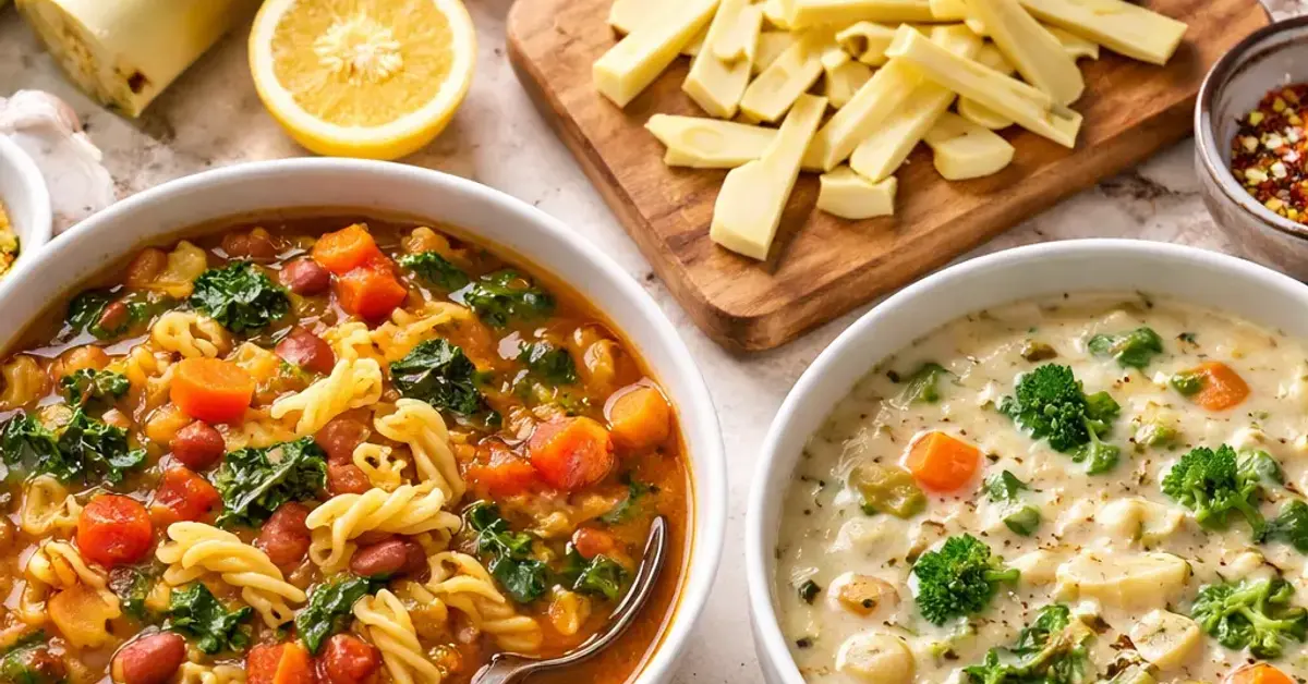 using rebung in Western soups, rebung, bamboo shoots in western soup, rebung minestrone recipe